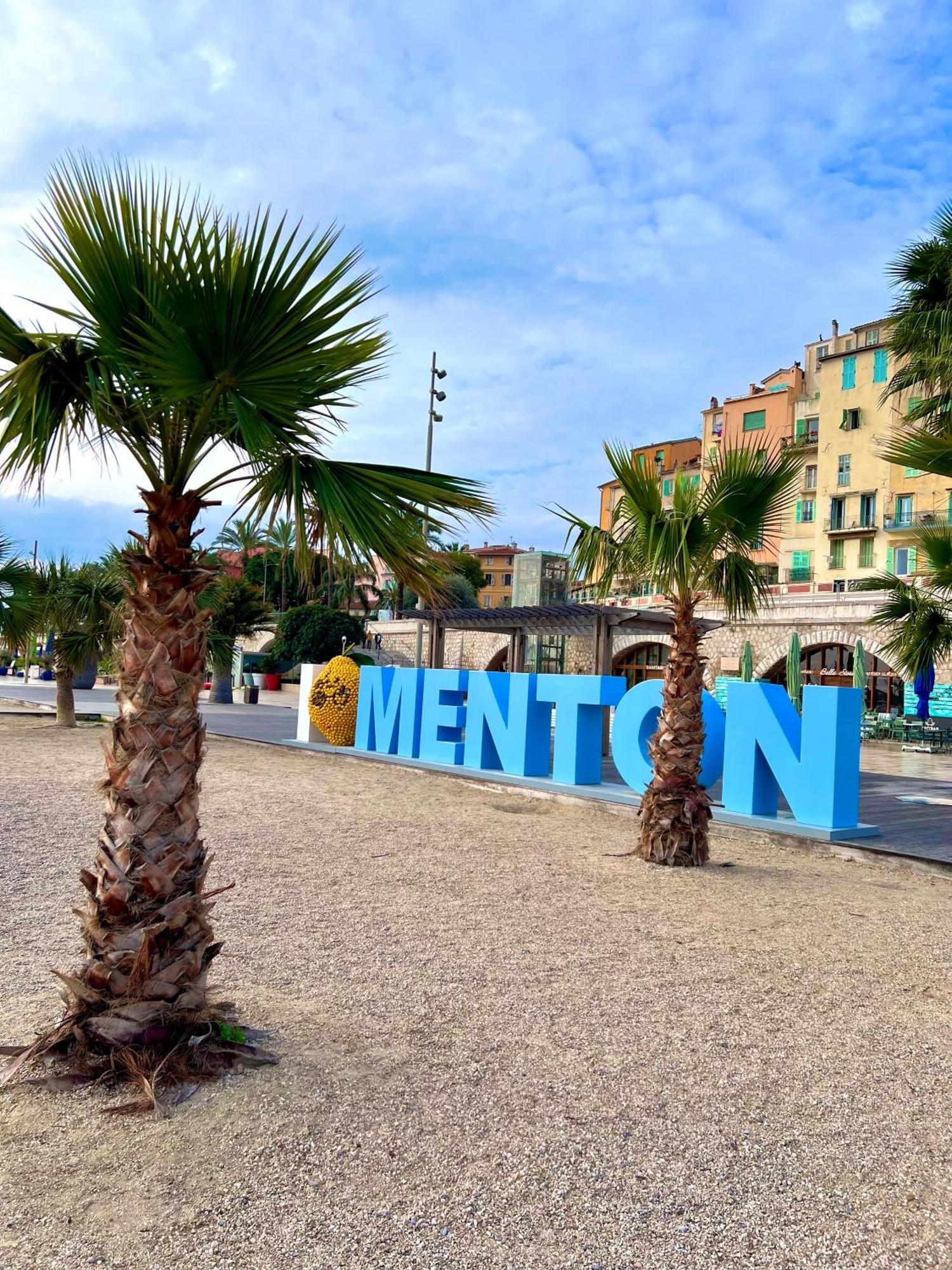 Magnifique Duplex Vue Mer Menton Exterior photo